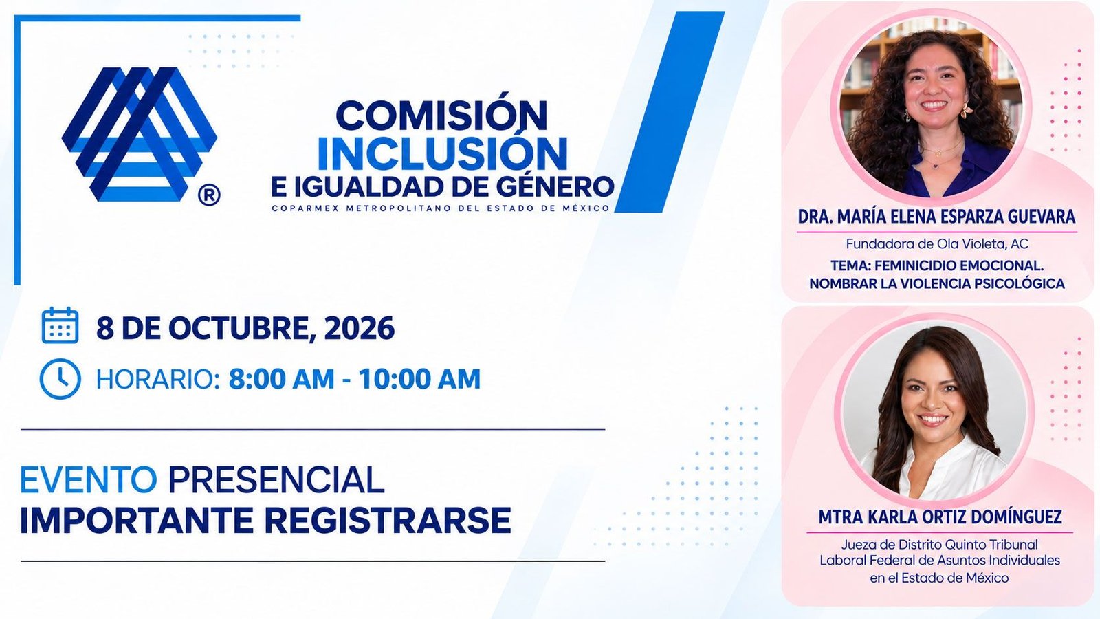 8 de Octubre 2026- Comisión Inclusión e Igualdad de Genero